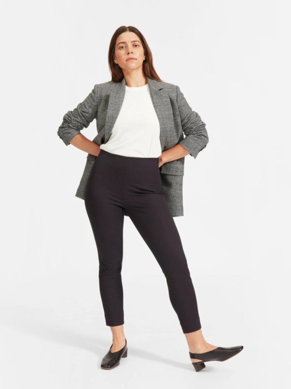 Everlane Curvy Side-Zip Work Pant in Black - Size 14 - NWT